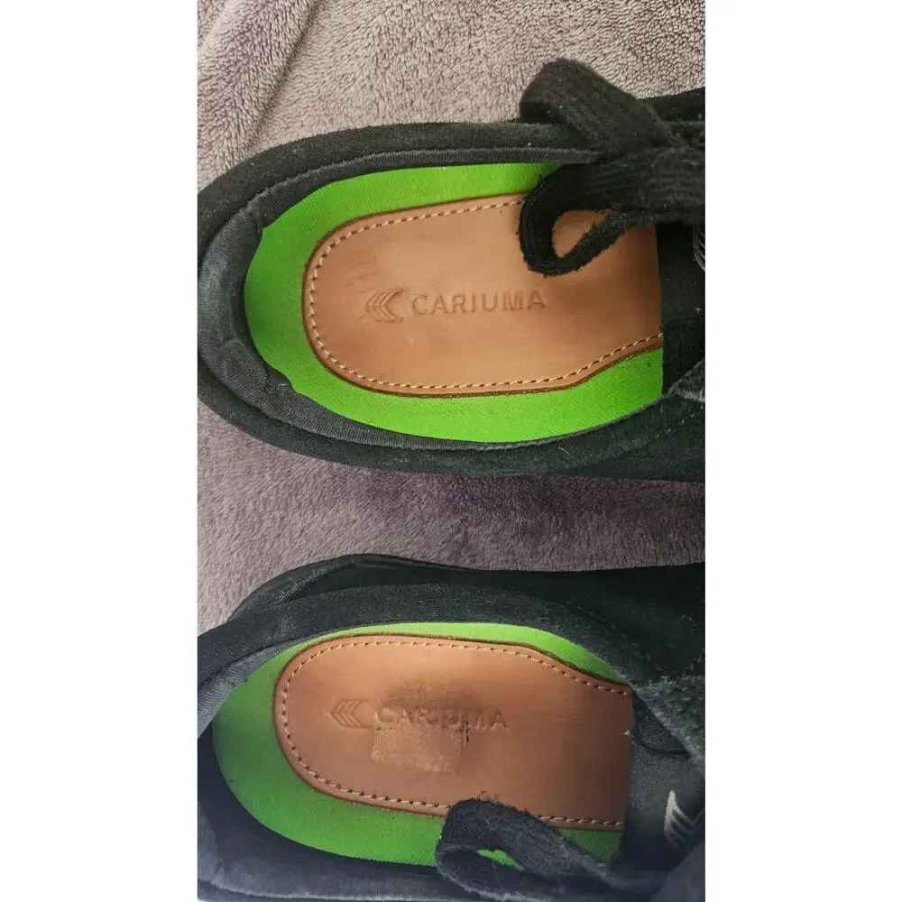 Cariuma Oca Low All Black Suede Sneakers,  Unisex‎ M9.5/W11 *$105